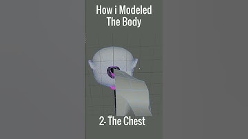 modeling the body #devlog #gamedev #3DModeling #characterdesign #maya #3d