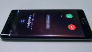 CloseUp incoming call - Xiaomi Mi Note 2 Edge Screen