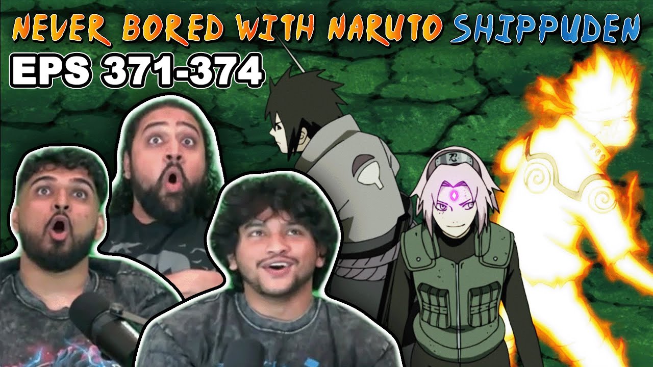 TEAM 7 REUNITED! Naruto Shippuden REACTION (371-374)