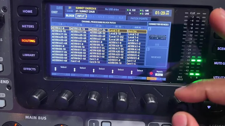 How to route Waves SuperRack Performer to X32