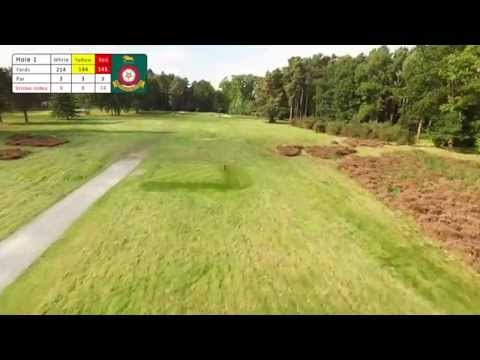 North Hants Golf Club Hole 1 Fly-THRU'