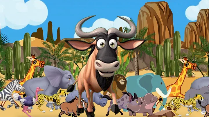 Safari Animal Sounds Song T0306 | Little Trunky Learns | Nursery Rhymes