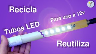 Recycling of LED tubes for 12v use