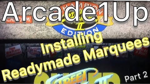 Installing the Arcade Game Factory Backlit Marquee - Arcade1Up Mod Life (Part 2)