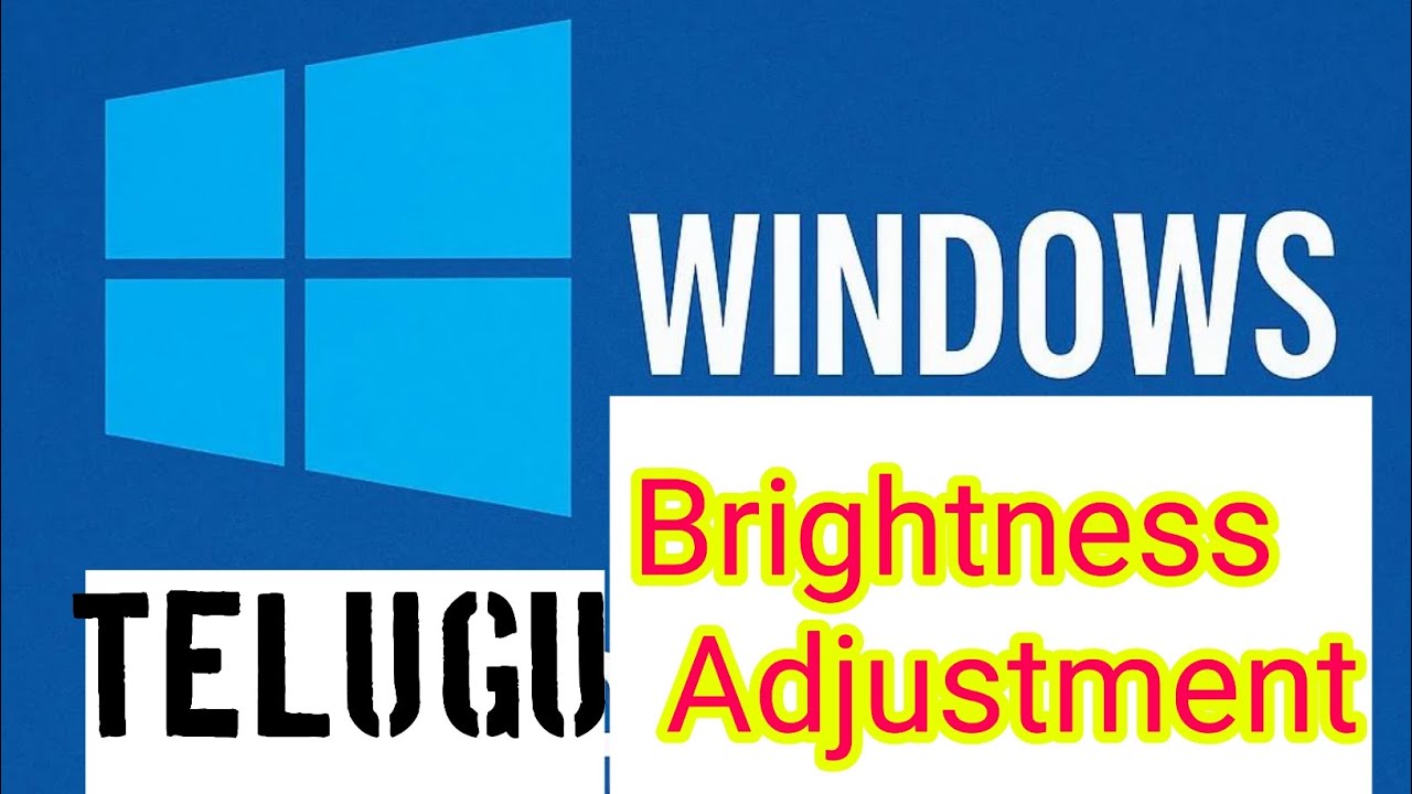 BRIGHTNESS CONTROL NOT WORKING IN WINDOWS 10❓EASY FIX (TELUGU)