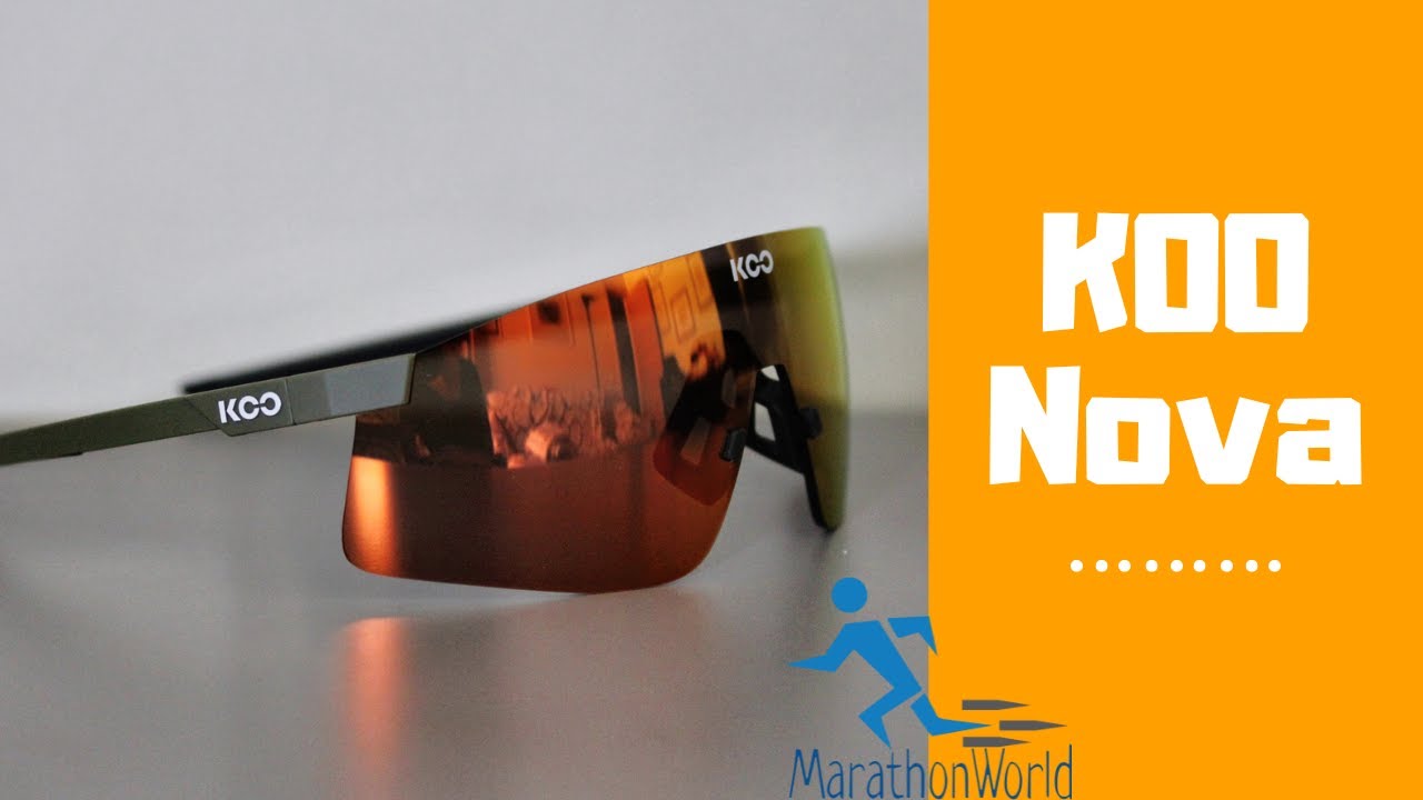 Occhiali Da Sole Sportivi KOO Supernova, Nero Opaco Con Lenti Argento, Per Ciclismo