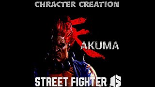 Street Fighter 6 Akuma character creation