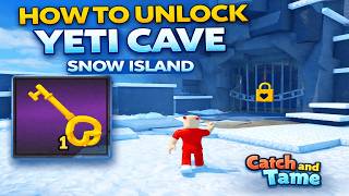 How To Unlock Yeti Cave On Snow Island in Catch And Tame | Roblox screenshot 4