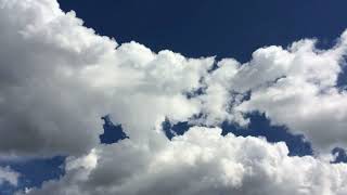 Time Lapse Of Cumulus Clouds Creative Commons Video 4k HD Quality