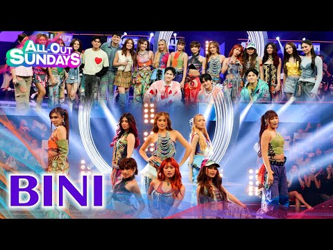 BINI performs ‘Cherry on Top’ and ‘Shagidi’ for the first time on All-Out Sundays! | All-Out Sundays