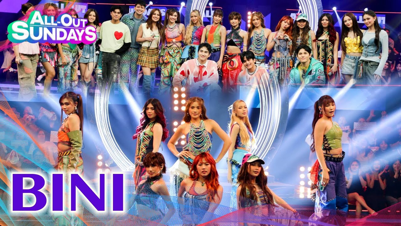 BINI performs ‘Cherry on Top’ and ‘Shagidi’ for the first time on All-Out Sundays! | All-Out Sundays