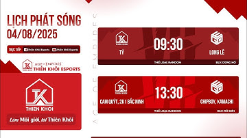 Trực Tiếp | Thiên Khôi_Tý vs EGO_Long Lê | Solo Random | BLV: RBS | Ngày 04/08/2025