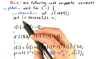 A Quiz On Synchronization - Quiz - Intro to Parallel Programming