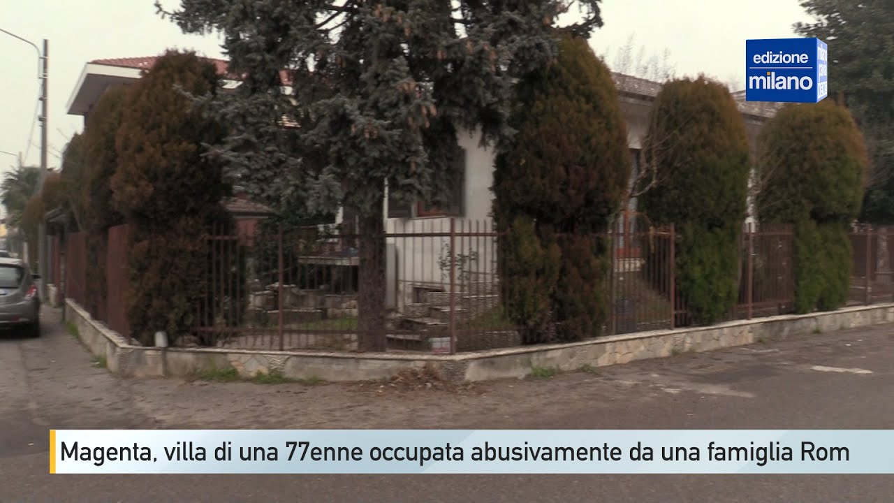 Magenta, casa occupata da una famiglia Rom. La proprietaria ha 77 anni. Forza Nuova in presidio
