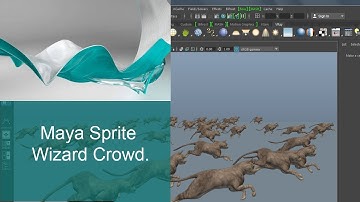 Maya Sprite wizard Crowd