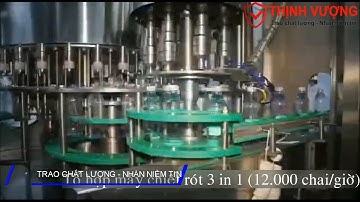 Dây chuyền chiết rót nước đóng chai tự động