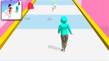 Clothes Run! All Levels Mobile Game Walkthrough iOS, Android DressUp Gameplay New Trailer