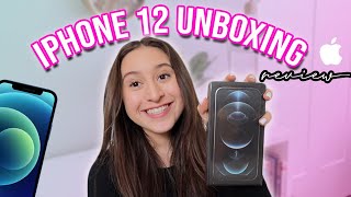 UNBOXING THE NEW IPHONE 12 PRO SETUP, REVIEW \& MORE