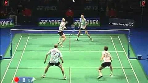 [Highlights] Badminton Cai Yun Fu Hai Feng vs J Rasmussen L Paaske 2005 All England [1/2]