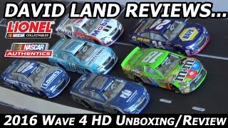 2016 Lionel NASCAR Authentics Wave 4 HD Unboxing and Review