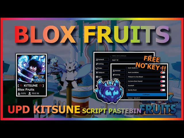 KITSUNE UPDATE🍎 Script Blox Fruit Mobile No Key AUTO FARM