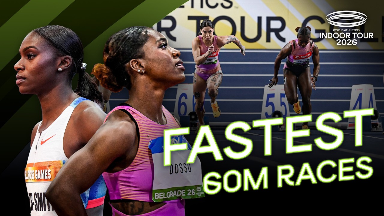 Dosso & Asher-Smith battle out the BEST of the women's 60m | World Indoor Tour Gold 26
