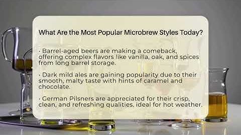 What Are the Most Popular Microbrew Styles Today? - The Pint Guy