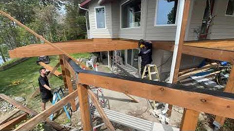 Installing Framing on a Deck