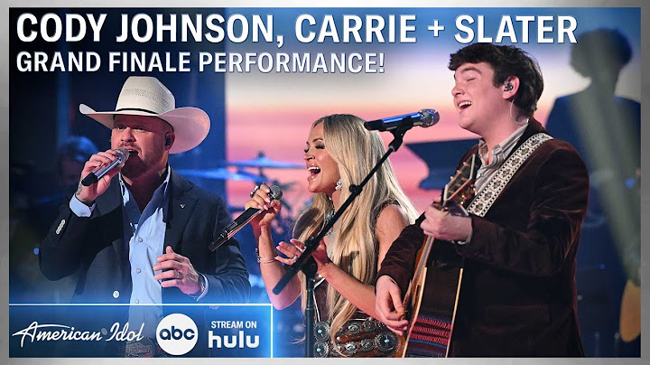 Cody Johnson Joins Carrie Underwood & Slater Nalley for “I’m Gonna Love You”! - American Idol 2025