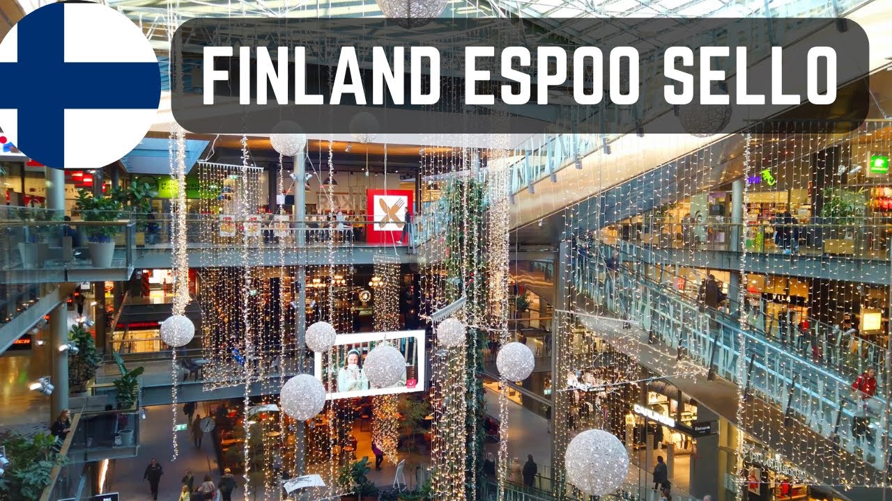 walking-in-largest-mall-in-finland-espoo-sello-youtube