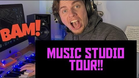 MUSIC STUDIO TOUR! | How I live loop with Logic | Live Loops | Live Looping | Inside my music studio