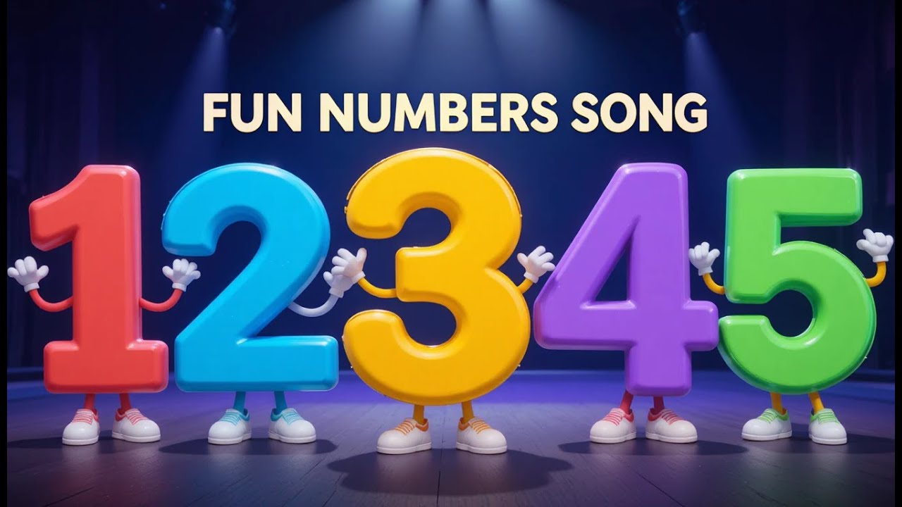 Numbers Song for Children | Learn 1 to 18 | Cute 3D Animation song for kids | 