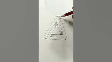 #easy drawing for kids#3d triangle#shorts