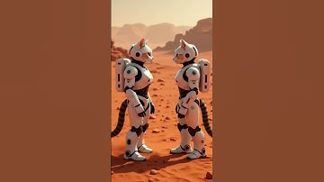 Robot cats on Mars #cat #cuteanimal #cute #cutecat #funny #catcute #memes #catvideos