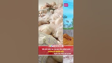 TIÊU HỦY HƠN 100 TẤN HEO SỮA ĐÔNG LẠNH KHÔNG RÕ NGUỒN GỐC