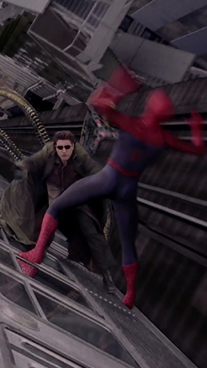 Spider Man 2 Spiderman Vs Doc Ock Train Spider-Man vs. Doc Ock Insane Train Battle🚊🕸️ #SpiderMan2 #TobeyMaguire