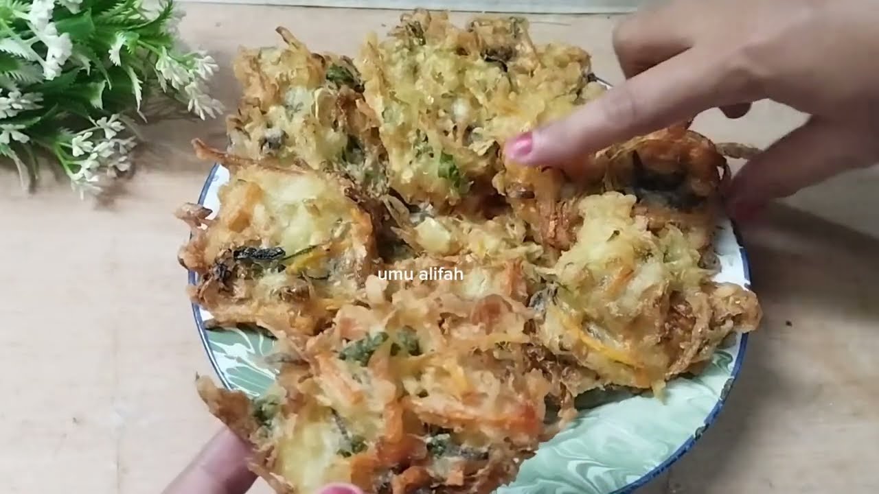 KEBANGETAN LARISNYA!!BAKWAN SAYUR SUPER RENYAH TIDAK LEMBEK DAN BERMINYAK