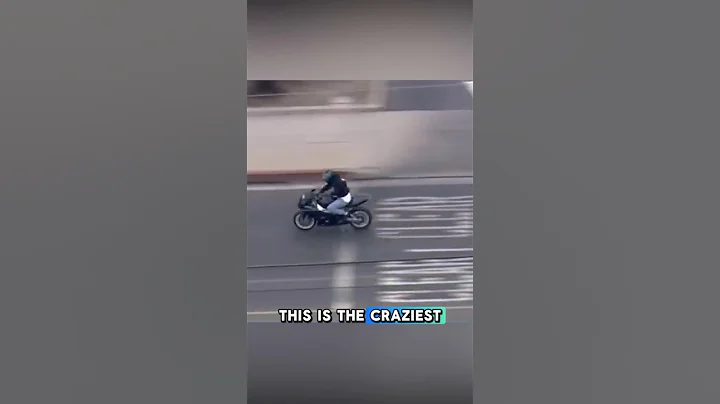 Biker Calls a Time Out During Police Chase