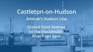 Amtrak Hudson Line | Grade Crossings in Castleton-on-Hudson