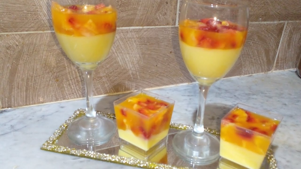 #تحلية_رمضانية فلون بالفواكه🍓🍊🍋 منعش سهل و سريع #رمضان_كريم #وصفات_جزائرية #سهلة_سريعة