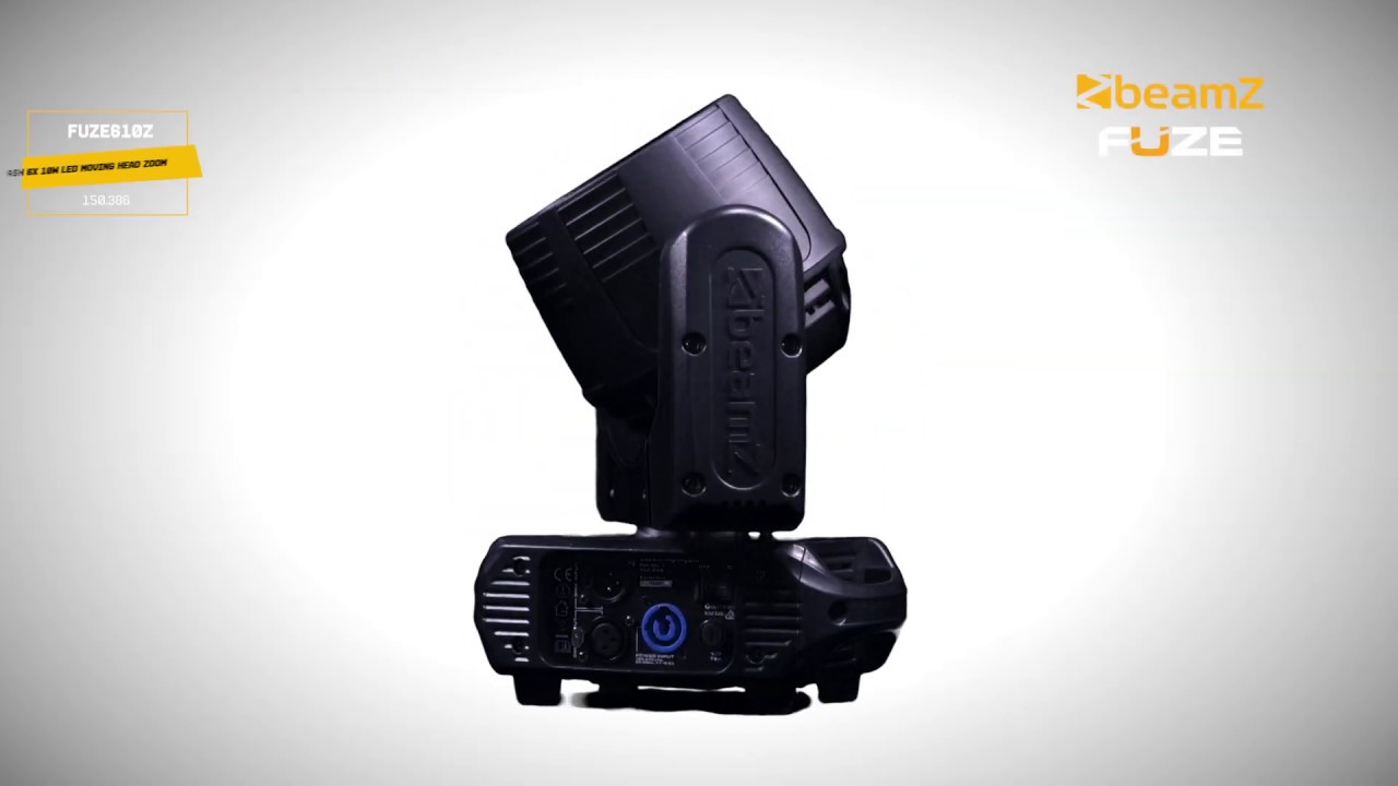 BeamZ Fuze610Z Wash 6x 10W LED Moving Head Zoom 150386