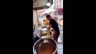 Stream  Handpulled Sanzi In Chinese Market  Realtime Traditional Snack Making