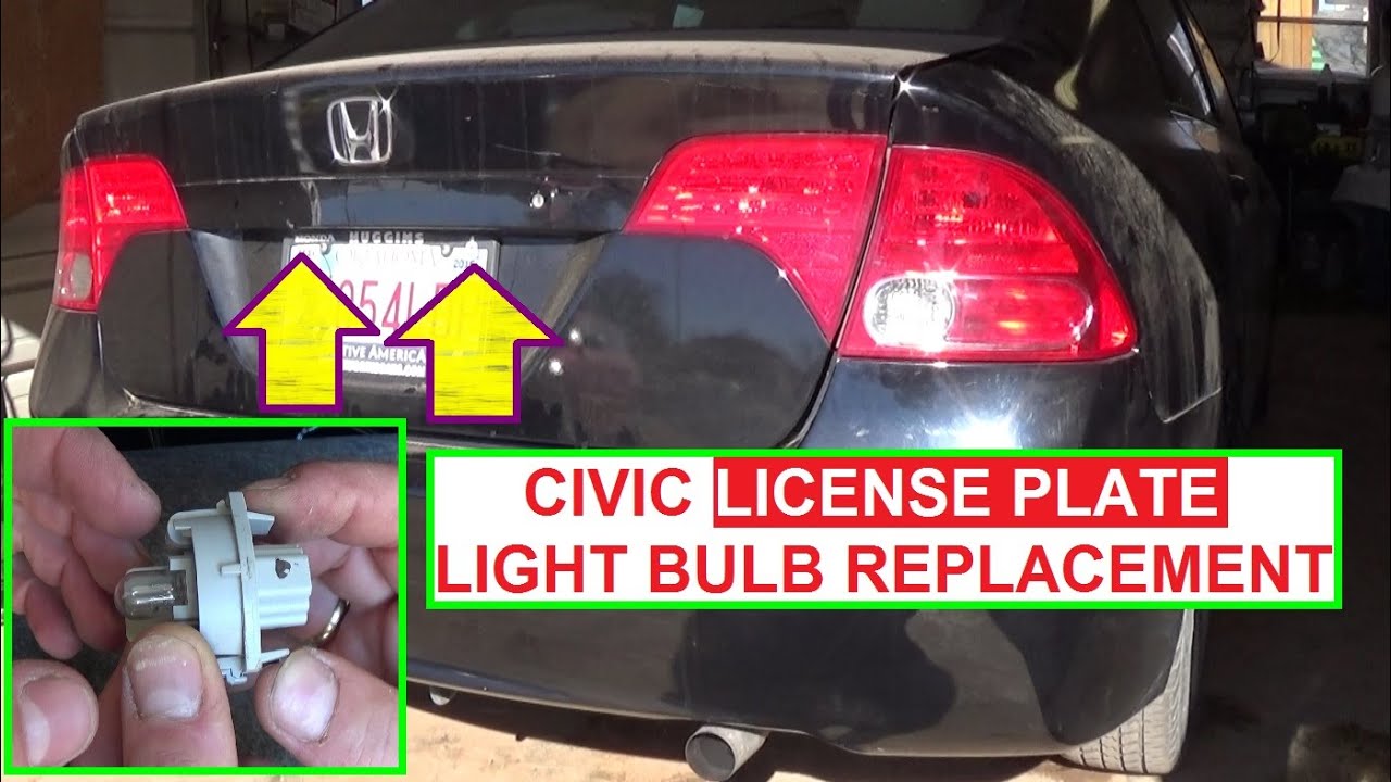 car tag lights