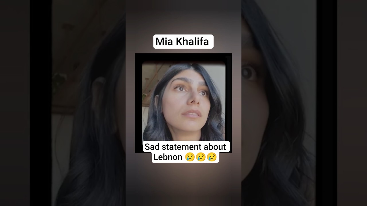 ⁣Mia Khalifa Massage About Lebanon#shorts