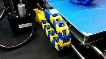 Y axis cable chain on Anet A8 3D printer (Prusa i3)