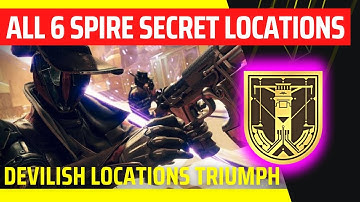 Spire of the Watcher *SECRET* locations for Triumph [Devilish Spire Collectables]