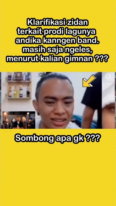 Kesombongan Zidan Menanggapi Netizen Seakan Tidak Punya Salah #shorts