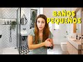 DECORACIÓN BAÑOS PEQUEÑOS ❤️ (Consejos, Muebles, Paredes, Suelos...)