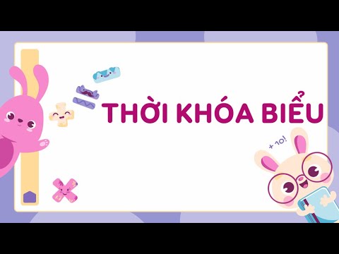 Video Bài 10: Thời khóa biểu - Phần 1 - Tiếng Việt lớp 1... - youtube