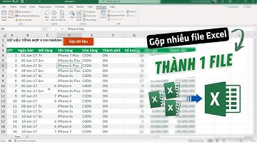Hướng dẫn Gộp Nhiều File Excel Thành Một File Sử Dụng VBA | Tải file thực hành ở phần mô tả video